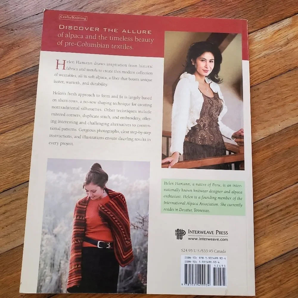 Andean inspired Knits designs in luxurious‎ alpaca Helen Hamann 2006